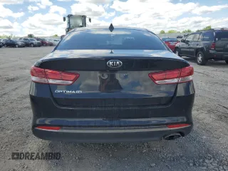 2018 Kia Optima S with VIN 5XXGT4L36JG225848, listed as a Copart auction lot 55527605 with 85,669 mi miles and Salvage title. Bid and sale history available at DreamBid. Image 6.