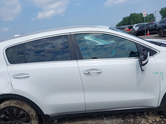 2018 Kia Sportage EX with VIN KNDPNCACXJ7409142, listed as a IAAI auction lot 42665448 with 80,537 mi miles and . Bid and sale history available at DreamBid. Image 13.