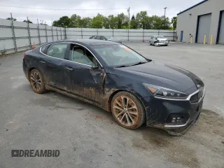 2017 Kia Cadenza Technology with VIN KNALC4J16H5072948, listed as a Copart auction lot 55483254 with 117,641 mi miles and Salvage Title. Bid and sale history available at carsss.com. Image 4.