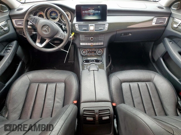 2016 Mercedes-Benz CLS 400 with VIN WDDLJ6FB7GA169514, listed as a Copart auction lot 55976445 with 64,213 mi miles and Salvage title. Bid and sale history available at DreamBid. Image 8.