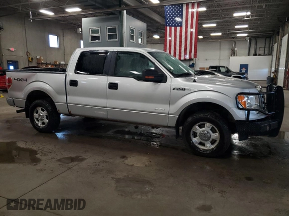 2011 Ford F-150 XLT with VIN 1FTFW1ET3BFC87187, listed as a Copart auction lot 61072695 with 156,365 mi miles and Salvage title. Bid and sale history available at DreamBid. Image 4.