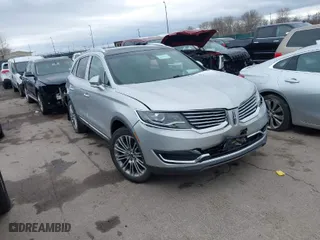 2017 Lincoln MKX Reserve with VIN 2LMPJ8LR6HBL16906, listed as a IAAI auction lot 41857727 with 111,895 mi miles. Bid and sale history available at carsss.com. Image 1.