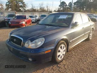 2003 Hyundai Sonata with VIN KMHWF25S93A887316, listed as a IAAI auction lot 41714217 with 299,890 mi miles. Bid and sale history available at carsss.com. Image 2.