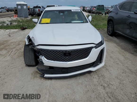 2020 Cadillac CT5 Luxury with VIN 1G6DM5RK9L0126887, listed as a Copart auction lot 76108594 with Not provided miles and Non repairable. Bid and sale history available at DreamBid. Image 5.