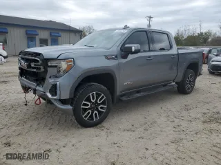 2020 GMC Sierra 1500 AT4 with VIN 3GTP9EEL9LG259297, listed as a Copart auction lot 48955795 with 50,025 mi miles and Salvage Title. Bid and sale history available at carsss.com. Image 1.