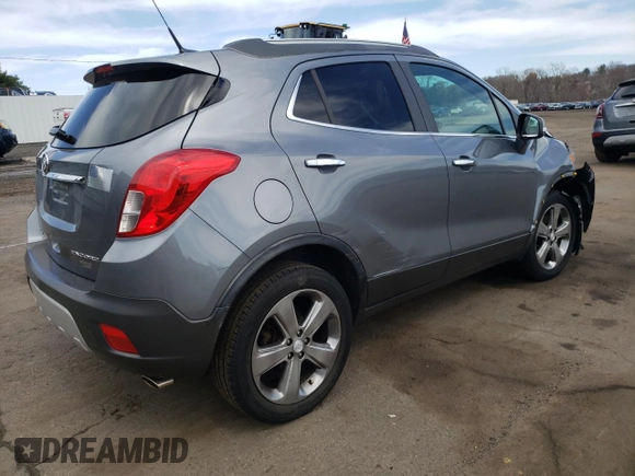 2014 Buick Encore Convenience with VIN KL4CJBSB2EB609925, listed as a Copart auction lot 52773255 with 197,461 mi miles and Salvage Title. Bid and sale history available at carsss.com. Image 3.