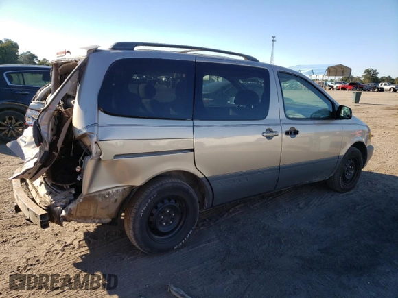2001 Toyota Sienna LE with VIN 4T3ZF13C01U359721, listed as a Copart auction lot 75899494 with 280,173 mi miles and Salvage Title. Bid and sale history available at carsss.com. Image 3.