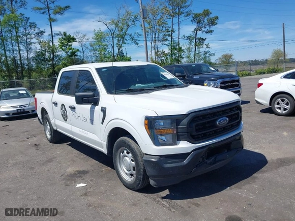2023 Ford F-150 XL with VIN 1FTEW1CB7PKD66088, listed as a IAAI auction lot 41886840 with 78,758 mi miles. Bid and sale history available at carsss.com. Image 1.