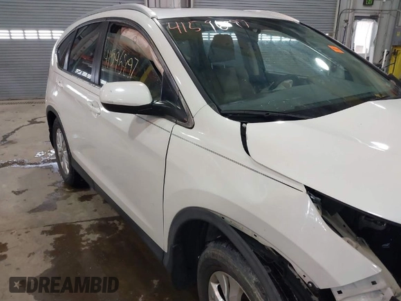 2014 Honda CR-V EX-L with VIN 5J6RM3H72EL012391, listed as a IAAI auction lot 41596897 with 99,000 mi miles and . Bid and sale history available at carsss.com. Image 1.