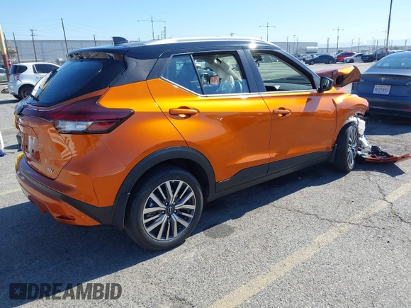2023 Nissan Kicks SV with VIN 3N1CP5CV3PL525745, listed as a IAAI auction lot 42232733 with 29,902 mi miles and . Bid and sale history available at DreamBid. Image 4.