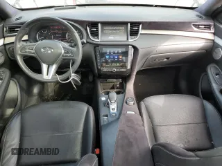 2019 Infiniti QX50 Essential with VIN 3PCAJ5M38KF128199, listed as a Copart auction lot 56587525 with 58,392 mi miles and Salvage title. Bid and sale history available at DreamBid. Image 8.