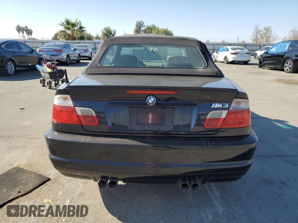 2002 BMW 3 Series M3 with VIN WBSBR93452EX22242, listed as a Copart auction lot 80127394 with 176,639 mi miles and Clean Title. Bid and sale history available at carsss.com. Image 6.