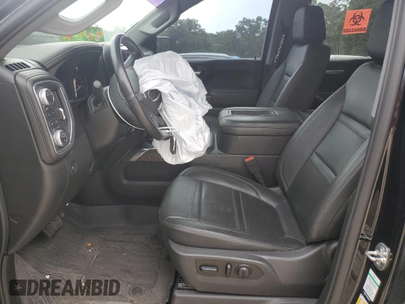 2020 GMC Sierra 1500 Denali with VIN 1GTU9FED5LZ267544, listed as a Copart auction lot 61575405 with 37,528 mi miles and Non repairable. Bid and sale history available at DreamBid. Image 7.