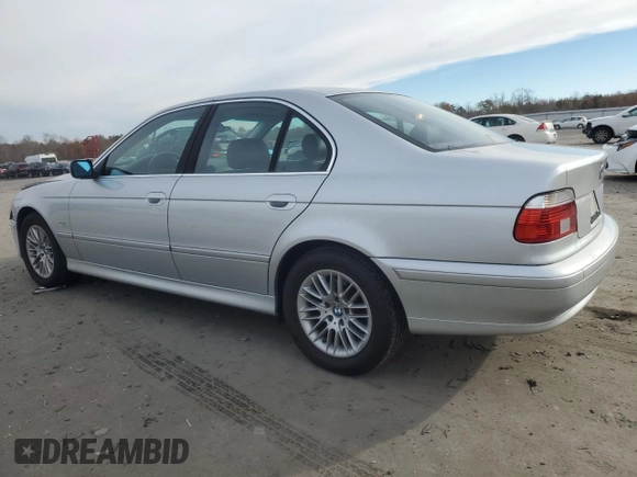 2002 BMW 5 Series 530i with VIN WBADT53432CE93680, listed as a Copart auction lot 81952844 with 153,109 mi miles and Clean Title. Bid and sale history available at carsss.com. Image 2.