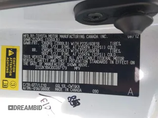 2013 Lexus RX 350 with VIN 2T2ZK1BA3DC097179, listed as a IAAI auction lot 42138803 with 133,468 mi miles and . Bid and sale history available at DreamBid. Image 9.