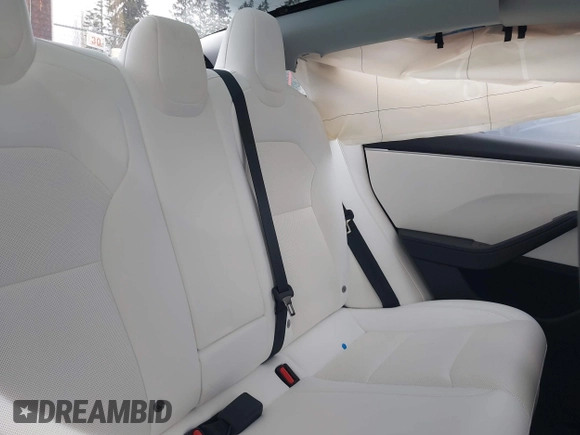 2025 Tesla Model 3 Long Range with VIN 5YJ3E1EB1SF885103, listed as a IAAI auction lot 41926295 with Not provided miles and . Bid and sale history available at DreamBid. Image 8.