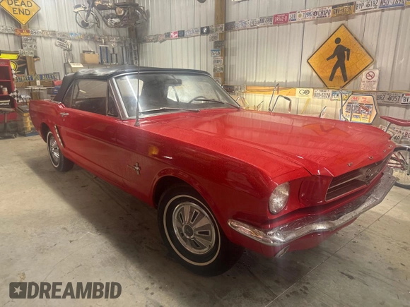 1965 Ford Mustang z VIN 5F08C724192, wystawiony jako Copart lot #43860595 z przebiegiem 19 900 mil mil oraz Czysty tytuł • Clean title. Historia ofert i sprzedaży dostępna na DreamBid. Obrazek 1.
