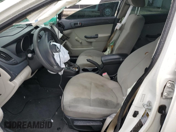 2011 Kia Forte LX with VIN KNAFT4A20B5350790, listed as a Copart auction lot 75699204 with 0 mi miles and Non Repairable. Bid and sale history available at carsss.com. Image 7.