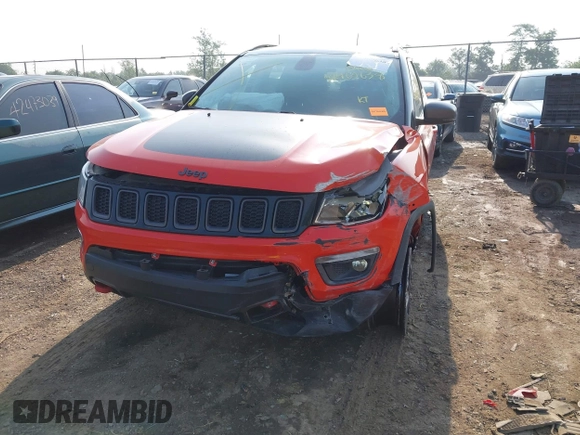2018 Jeep Compass Trailhawk with VIN 3C4NJDDBXJT212723, listed as a IAAI auction lot 42469638 with 108,000 mi miles and . Bid and sale history available at DreamBid. Image 6.