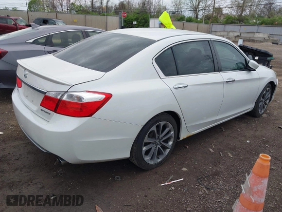 2015 Honda Accord Sport with VIN 1HGCR2F50FA050189, listed as a IAAI auction lot 42079584 with 107,664 mi miles and . Bid and sale history available at DreamBid. Image 4.