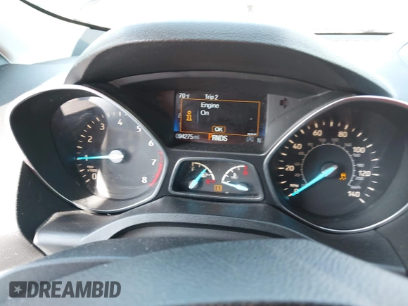 2017 Ford Escape SE with VIN 1FMCU9G91HUB56073, listed as a IAAI auction lot 42130463 with 94,275 mi miles and . Bid and sale history available at carsss.com. Image 7.