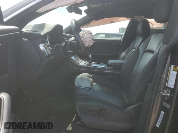 2019 Audi Q8 Premium Plus with VIN WA1BVAF14KD009032, listed as a Copart auction lot 52612715 with Not provided miles and Salvage title. Bid and sale history available at DreamBid. Image 7.