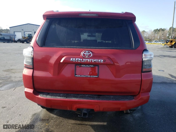 2019 Toyota 4Runner SR5 with VIN JTEBU5JRXK5613395, listed as a Copart auction lot 49215405 with 0 mi miles and Salvage Title. Bid and sale history available at carsss.com. Image 6.