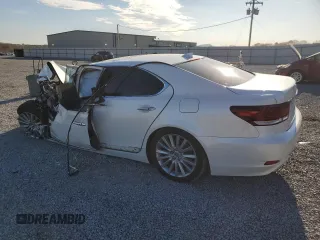 2014 Lexus LS 460 with VIN JTHBL5EF3E5129157, listed as a Copart auction lot 50662565 with Not provided miles and Salvage title. Bid and sale history available at DreamBid. Image 2.