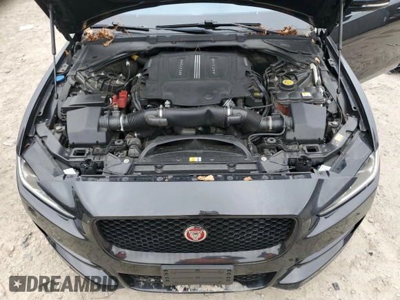 2018 Jaguar XE 35t R-Sport with VIN SAJAL4EV4JCP22662, listed as a Copart auction lot 86383354 with 0 mi miles and Salvage Title. Bid and sale history available at carsss.com. Image 11.