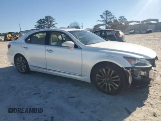 2017 Lexus LS with VIN JTHBL5EFXH5145845, listed as a Copart auction lot 86090854 with 51,905 mi miles and Salvage Title. Bid and sale history available at carsss.com. Image 4.