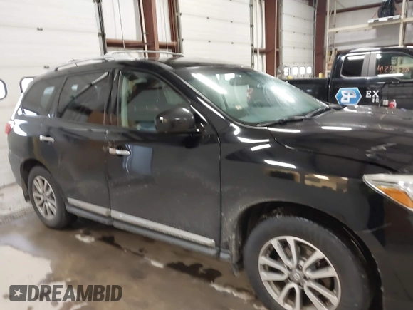 2014 Nissan Pathfinder S with VIN 5N1AR2MM5EC698528, listed as a IAAI auction lot 41270744 with 129,817 mi miles and . Bid and sale history available at DreamBid. Image 13.