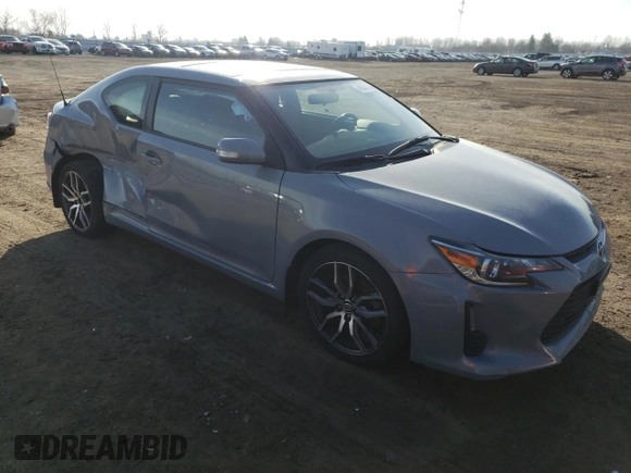 2014 Scion tC with VIN JTKJF5C7XE3086652, listed as a Copart auction lot 46542145 with 216,577 mi miles and Salvage Title. Bid and sale history available at carsss.com. Image 4.