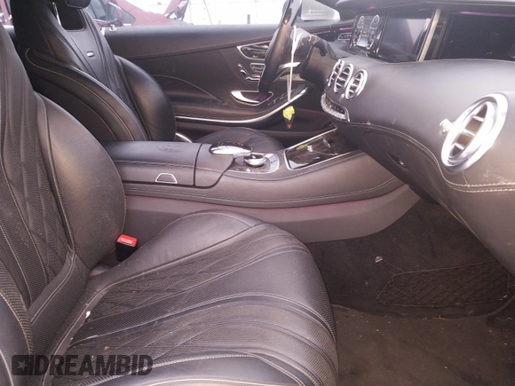 2015 Mercedes-Benz S-Class S 63 AMG with VIN WDDXJ7JBXFA004991, listed as a Copart auction lot 56704480 with 31,641 mi miles. Bid and sale history available at carsss.com. Image 5.
