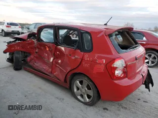 2009 Kia Spectra with VIN KNAFE241295023187, listed as a Copart auction lot 48707524 with 0 mi miles and Salvage Title. Bid and sale history available at carsss.com. Image 2.