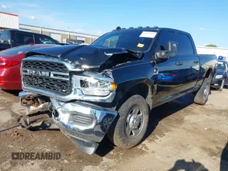 2024 Ram 2500 Tradesman with VIN 3C6UR5CL3RG221120, listed as a IAAI auction lot 42153161 with 6,829 mi miles and . Bid and sale history available at DreamBid. Image 2.