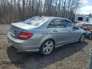 2012 Mercedes-Benz C 300 Sport with VIN WDDGF8BB8CA615829, listed as a Copart auction lot 53259485 with 152,712 mi miles and Clean Title. Bid and sale history available at DreamBid. Image 3.