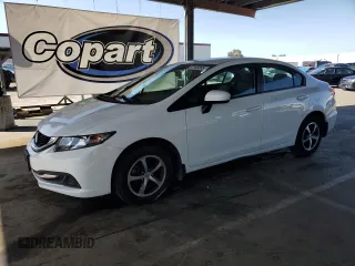 2015 Honda Civic SE z VIN 19XFB2F70FE276845, wystawiony jako Copart lot #57145265 z przebiegiem 59 869 mil mil oraz Szkoda całkowita • Salvage title. Historia ofert i sprzedaży dostępna na DreamBid. Obrazek 1.