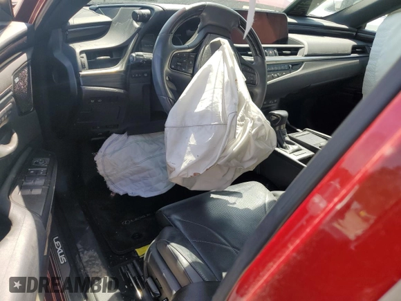 2019 Lexus ES 350 with VIN 58ABZ1B13KU010127, listed as a Copart auction lot 53339215 with 58,978 mi miles and Salvage Title. Bid and sale history available at DreamBid. Image 8.