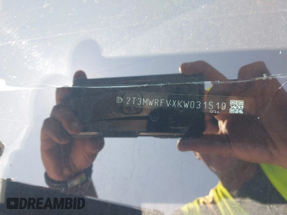2019 Toyota RAV4 Hybrid LE with VIN 2T3MWRFVXKW031519, listed as a IAAI auction lot 42531170 with 68,160 mi miles and . Bid and sale history available at DreamBid. Image 19.