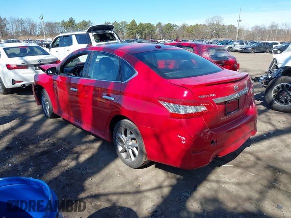 2015 Nissan Sentra SV with VIN 3N1AB7AP0FY373463, listed as a IAAI auction lot 41747539 with 77,841 mi miles and . Bid and sale history available at DreamBid. Image 3.