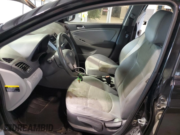 2015 Hyundai Accent GLS with VIN KMHCT4AE1FU820929, listed as a Copart auction lot 59723093 with 163,001 mi miles. Bid and sale history available at carsss.com. Image 7.