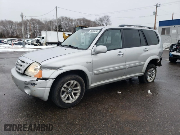 2005 Suzuki XL7 LX with VIN JS3TX92V054108383, listed as a Copart auction lot 85280414 with 128,594 mi miles and Salvage title. Bid and sale history available at DreamBid. Image 1.