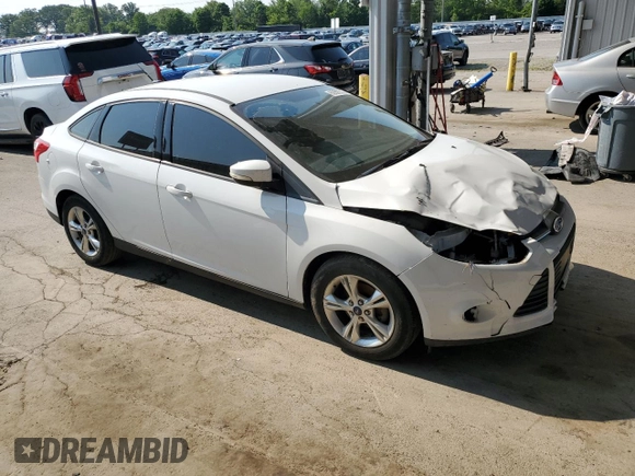 2013 Ford Focus SE with VIN 1FADP3F21DL315133, listed as a Copart auction lot 60502705 with 123,504 mi miles and Salvage title. Bid and sale history available at DreamBid. Image 4.