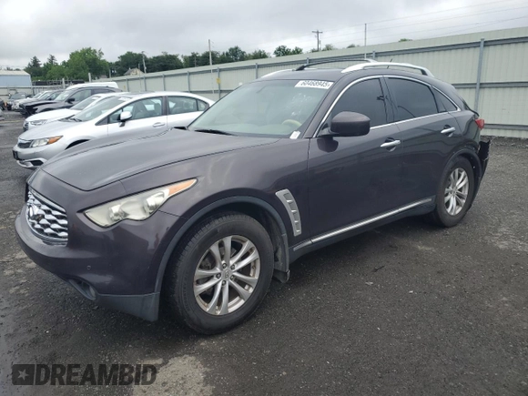 2011 Infiniti FX with VIN JN8AS1MW0BM142156, listed as a Copart auction lot 60468945 with Not provided miles and Salvage title. Bid and sale history available at DreamBid. Image 1.