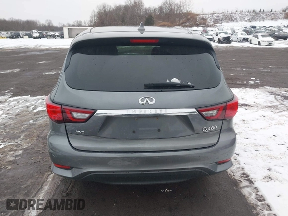 2019 Infiniti QX60 Luxe with VIN 5N1DL0MM3KC532832, listed as a IAAI auction lot 41576352 with 68,691 mi miles and . Bid and sale history available at DreamBid. Image 16.