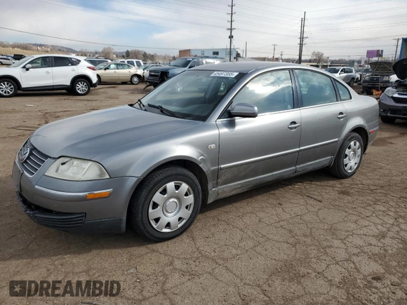 2004 Volkswagen Passat GL z VIN WVWMD63B14E114877, wystawiony jako Copart lot #45497355 z przebiegiem 161 554 mil mil oraz Szkoda całkowita • Salvage title. Historia ofert i sprzedaży dostępna na DreamBid. Obrazek 1.