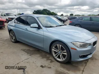2015 BMW 3 Series 328i with VIN WBA3A5C51FF453710, listed as a Copart auction lot 58713295 with 186,395 mi miles and Salvage title. Bid and sale history available at DreamBid. Image 4.