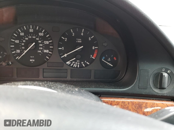 2000 BMW 5 Series 528iAt with VIN WBADP6341YBV64316, listed as a Copart auction lot 61557144 with 0 mi miles and Clean Title. Bid and sale history available at carsss.com. Image 9.