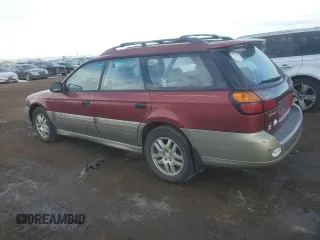 2002 Subaru Legacy Outback with VIN 4S3BH675527642035, listed as a Copart auction lot 43069325 with 208,818 mi miles and Clean title. Bid and sale history available at DreamBid. Image 2.