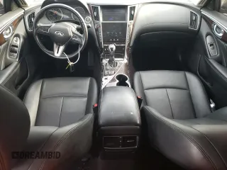 2018 Infiniti Q50 3.0t LUXE with VIN JN1EV7APXJM359168, listed as a Copart auction lot 50746085 with 90,995 mi miles and Salvage Title. Bid and sale history available at carsss.com. Image 8.